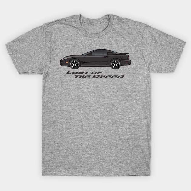 Black Trans Am T-Shirt by JRCustoms44